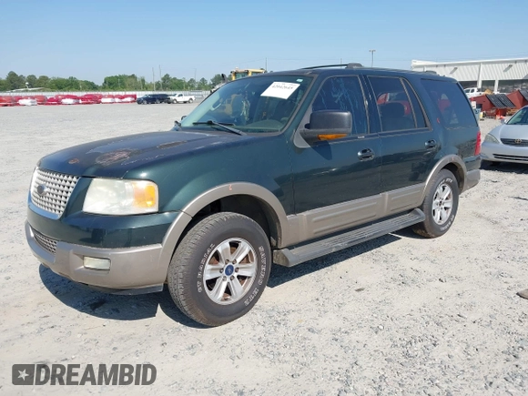 2003 Ford Expedition Eddie Bauer z VIN 1FMRU17W73LB39407, wystawiony jako IAAI lot #42042645 z przebiegiem 220 011 mil mil oraz . Historia ofert i sprzedaży dostępna na DreamBid. Obrazek 2.