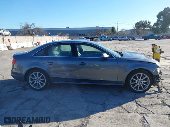 2014 Audi A4 Premium Plus with VIN WAUFFAFL3EN005183, listed as a IAAI auction lot 41868791 with 158,885 mi miles. Bid and sale history available at carsss.com. Image 13.