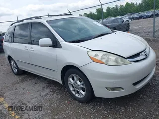 2006 Toyota Sienna XLE with VIN 5TDZA22C36S547762, listed as a IAAI auction lot 42182368 with 166,023 mi miles. Bid and sale history available at carsss.com. Image 1.