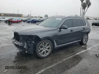 2019 BMW X7 xDrive40i with VIN 5UXCW2C55KL083648, listed as a Copart auction lot 48167945 with 51,859 mi miles and Salvage Title. Bid and sale history available at carsss.com. Image 1.