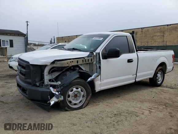 2017 Ford F-150 XL with VIN 1FTMF1C80HKC02618, listed as a Copart auction lot 45297865 with 88,188 mi miles and Salvage Title. Bid and sale history available at carsss.com. Image 1.