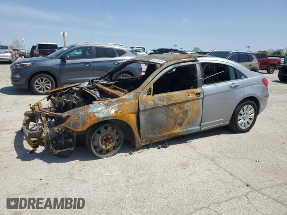 2014 Chrysler 200 LX with VIN 1C3CCBAB1EN141643, listed as a Copart auction lot 54255435 with Not Provided miles and Non Repairable. Bid and sale history available at DreamBid. Image 1.