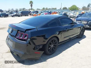 2014 Ford Mustang V6 with VIN 1ZVBP8AM7E5327555, listed as a IAAI auction lot 42316601 with 100,495 mi miles and . Bid and sale history available at DreamBid. Image 4.