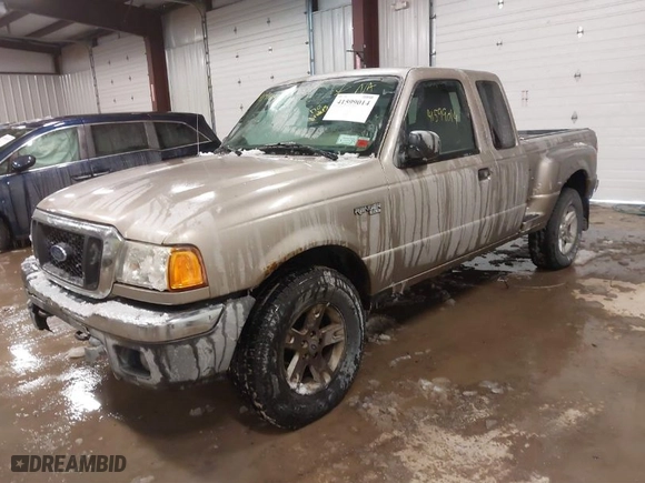 2004 Ford Ranger XL Fleet with VIN 1FTZR45E24PA65969, listed as a IAAI auction lot 41599014 with 93,779 mi miles. Bid and sale history available at carsss.com. Image 2.