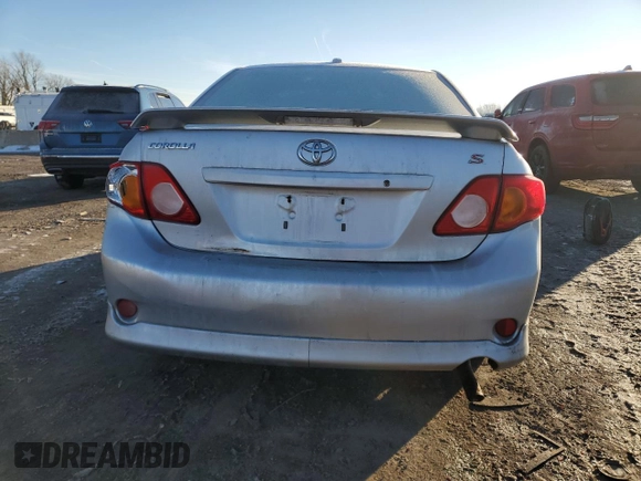 2009 Toyota Corolla with VIN 1NXBU40E79Z094251, listed as a Copart auction lot 88656045 with 0 mi miles and Salvage Title. Bid and sale history available at carsss.com. Image 6.