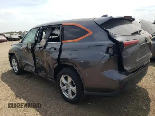 2021 Toyota Highlander Hybrid LE with VIN 5TDBBRCH2MS514881, listed as a Copart auction lot 66672734 with 56,155 mi miles and Salvage title. Bid and sale history available at DreamBid. Image 2.