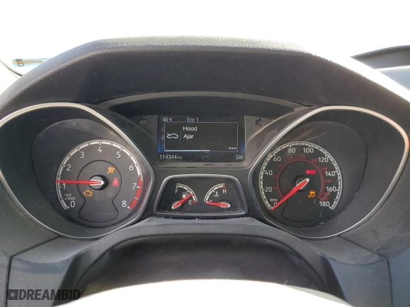 2017 Ford Focus ST with VIN 1FADP3L96HL334011, listed as a Copart auction lot 88313875 with 114,344 mi miles and Salvage Title. Bid and sale history available at carsss.com. Image 9.