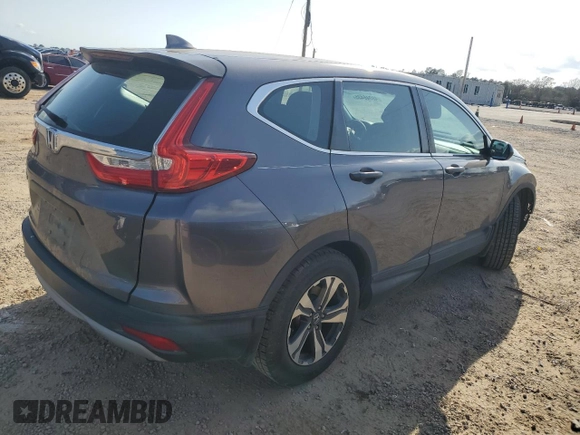 2019 Honda CR-V LX with VIN 2HKRW5H33KH401386, listed as a Copart auction lot 48046435 with 156,859 mi miles and Salvage Title. Bid and sale history available at carsss.com. Image 3.