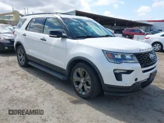 2018 Ford Explorer Sport with VIN 1FM5K8GT6JGB32411, listed as a IAAI auction lot 41927703 with 52,289 mi miles and . Bid and sale history available at DreamBid. Image 1.