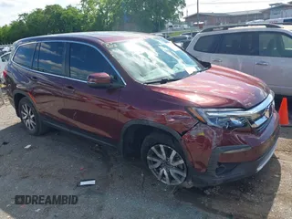 2021 Honda Pilot EX-L с VIN 5FNYF5H5XMB042472, выставлен на аукционе IAAI как лот 42203679 с пробегом 115 642 миль миль и . История ставок и продаж доступна на DreamBid. Изображение 1.