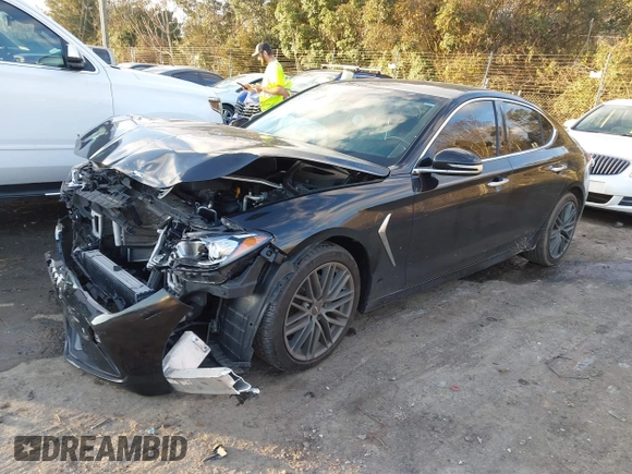 2019 Genesis G70 Advanced with VIN KMTG64LA7KU027220, listed as a IAAI auction lot 41133708 with 50,987 mi miles and . Bid and sale history available at DreamBid. Image 2.