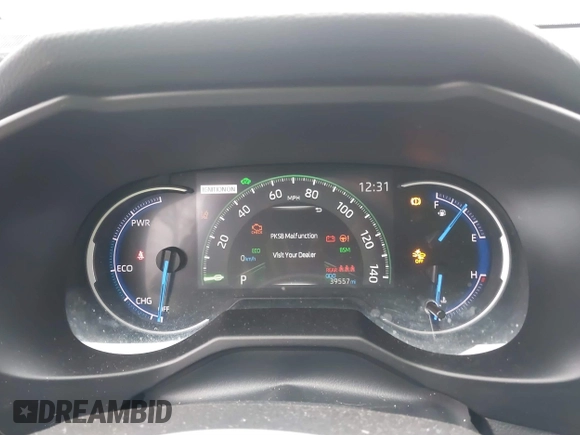 2020 Toyota RAV4 Hybrid Limited with VIN 4T3DWRFV9LU008881, listed as a IAAI auction lot 41672085 with 39,557 mi miles. Bid and sale history available at carsss.com. Image 7.