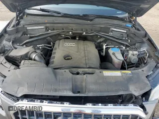 2014 Audi Q5 Premium Plus with VIN WA1LFAFP3EA013942, listed as a Copart auction lot 64371595 with 92,648 mi miles and Salvage title. Bid and sale history available at DreamBid. Image 11.