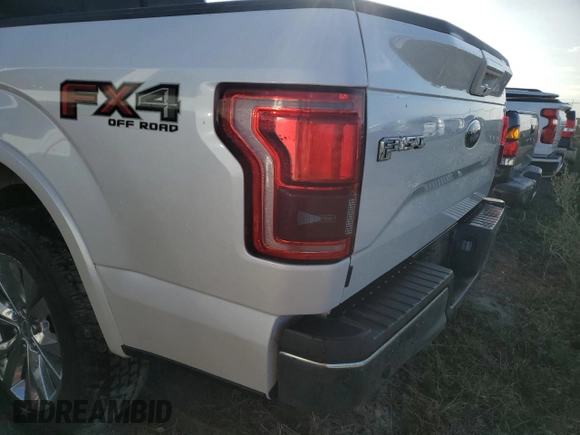 2016 Ford F-150 XLT with VIN 1FTEW1EG0GKF01758, listed as a Copart auction lot 76747074 with Not provided miles and Salvage title. Bid and sale history available at DreamBid. Image 6.
