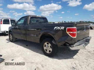 2009 Ford F-150 XL with VIN 1FTRF12879KC60671, listed as a Copart auction lot 76003554 with 266,092 mi miles and Salvage Title. Bid and sale history available at carsss.com. Image 2.