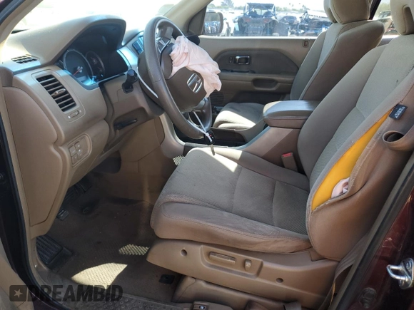 2007 Honda Pilot EX with VIN 5FNYF18457B007990, listed as a Copart auction lot 52753905 with 166,027 mi miles and Salvage Title. Bid and sale history available at DreamBid. Image 7.