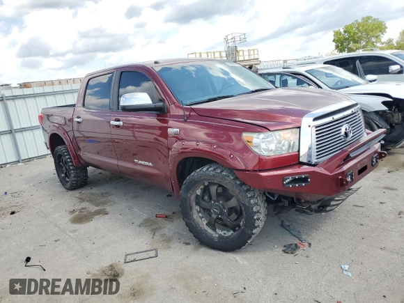 2010 Toyota Tundra Limited z VIN 5TFHW5F1XAX123781, wystawiony jako Copart lot #56399345 z przebiegiem 143 445 mil mil oraz Szkoda całkowita • Salvage title. Historia ofert i sprzedaży dostępna na DreamBid. Obrazek 4.