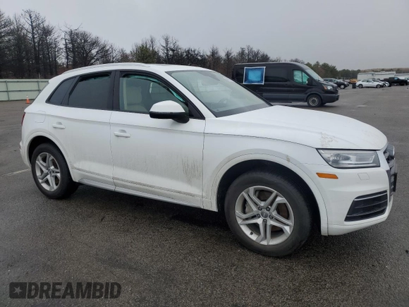 2018 Audi Q5 Premium with VIN WA1ANAFY4J2227815, listed as a Copart auction lot 48627415 with 0 mi miles and Salvage Title. Bid and sale history available at carsss.com. Image 4.