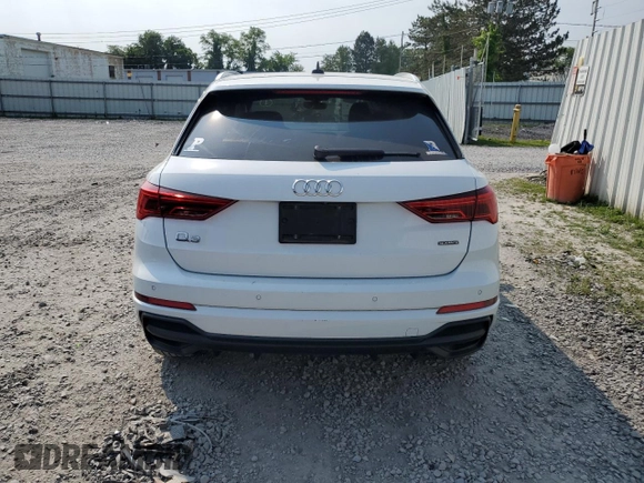 2019 Audi Q3 S line Premium Plus with VIN WA1EECF3XK1071434, listed as a Copart auction lot 58988474 with 36,064 mi miles and Salvage Title. Bid and sale history available at carsss.com. Image 6.