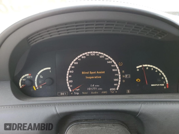 2009 Mercedes-Benz CL-Class V8 AMG with VIN WDDEJ77XX9A022423, listed as a Copart auction lot 88943815 with 101,771 mi miles and Clean Title. Bid and sale history available at carsss.com. Image 9.