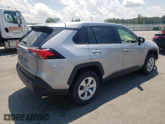 2023 Toyota RAV4 LE z VIN JTMF1RFVXPD101693, wystawiony jako Copart lot #55443945 z przebiegiem 33 878 mil mil oraz Szkoda całkowita • Salvage title. Historia ofert i sprzedaży dostępna na DreamBid. Obrazek 3.