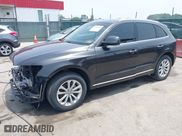 2016 Audi Q5 Premium Plus with VIN WA1L2AFP9GA061315, listed as a IAAI auction lot 42487560 with 114,346 mi miles and . Bid and sale history available at DreamBid. Image 2.