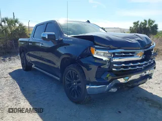 2024 Chevrolet Silverado 1500 LTZ with VIN 1GCUDGE86RZ157750, listed as a IAAI auction lot 41869533 with 28,092 mi miles and . Bid and sale history available at DreamBid. Image 1.