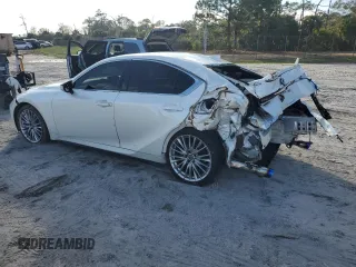 2022 Lexus IS with VIN JTHDA1D25N5118652, listed as a Copart auction lot 86983604 with 29,860 mi miles and Salvage Title. Bid and sale history available at carsss.com. Image 2.