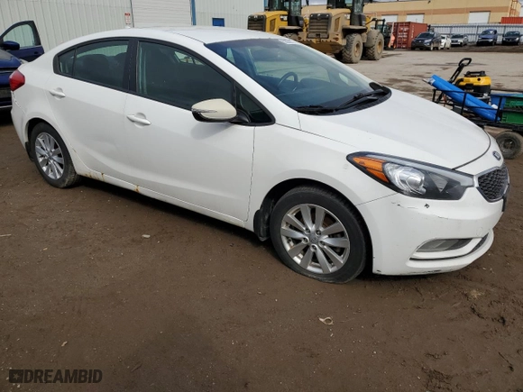 2014 Kia Forte LX with VIN KNAFX4A6XE5143982, listed as a Copart auction lot 52069774 with 247,244 mi miles and Salvage Title. Bid and sale history available at carsss.com. Image 4.
