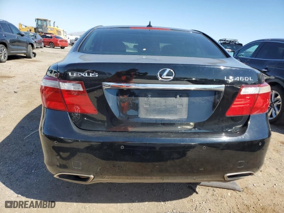 2008 Lexus LS 460 LWB with VIN JTHGL46F785025354, listed as a Copart auction lot 72372784 with 166,549 mi miles and Salvage Title. Bid and sale history available at carsss.com. Image 6.