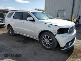2017 Dodge Durango Citadel Anodized Platinum with VIN 1C4RDHEG9HC680684, listed as a Copart auction lot 62520415 with 122,843 mi miles and Salvage title. Bid and sale history available at DreamBid. Image 4.
