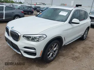 2021 BMW X3 sDrive30i with VIN 5UXTY3C04M9D81731, listed as a IAAI auction lot 41921255 with 81,047 mi miles and . Bid and sale history available at DreamBid. Image 2.