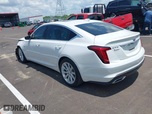2024 Cadillac CT5 Luxury with VIN 1G6DW5RK9R0127962, listed as a IAAI auction lot 42548395 with 24,327 mi miles and . Bid and sale history available at DreamBid. Image 3.