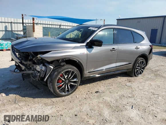 2024 Acura MDX Type S w/Advance Package with VIN 5J8YD8H80RL004725, listed as a Copart auction lot 43341905 with 6,211 mi miles and Salvage Title. Bid and sale history available at carsss.com. Image 1.