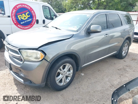 2012 Dodge Durango SXT with VIN 1C4RDHAG2CC257167, listed as a IAAI auction lot 42097986 with 202,875 mi miles and . Bid and sale history available at DreamBid. Image 2.