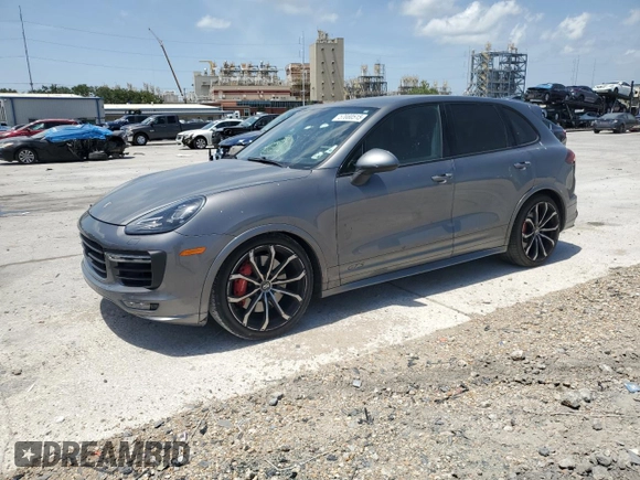 2017 Porsche Cayenne GTS with VIN WP1AD2A24HLA82506, listed as a Copart auction lot 57080515 with 150,113 mi miles and Clean title. Bid and sale history available at DreamBid. Image 1.