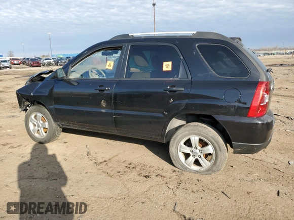 2010 Kia Sportage LX with VIN KNDKG3A43A7726547, listed as a Copart auction lot 51558525 with 72,842 mi miles and Salvage Title. Bid and sale history available at carsss.com. Image 2.