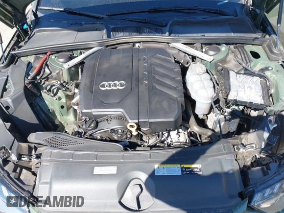 2023 Audi A4 S line Premium Plus with VIN WAUEAAF48PN022647, listed as a IAAI auction lot 41675764 with 19,522 mi miles and . Bid and sale history available at DreamBid. Image 10.