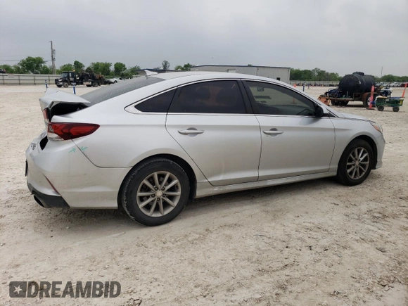 2019 Hyundai Sonata SE with VIN 5NPE24AFXKH766706, listed as a Copart auction lot 51182525 with 86,670 mi miles and Salvage Title. Bid and sale history available at carsss.com. Image 3.
