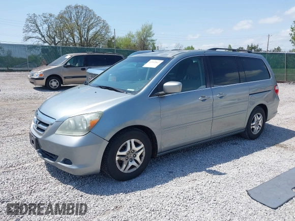2007 Honda Odyssey EX with VIN 5FNRL38457B042912, listed as a IAAI auction lot 41992847 with 194,822 mi miles and . Bid and sale history available at DreamBid. Image 17.