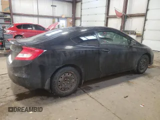 2012 Honda Civic Cpe EX-L with VIN 2HGFG3B99CH005721, listed as a Copart auction lot 44952745 with 154,835 mi miles and Salvage Title. Bid and sale history available at carsss.com. Image 3.
