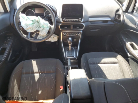2020 Ford EcoSport SE with VIN MAJ3S2GE8LC377575, listed as a Copart auction lot 46604815 with 35,400 mi miles and Salvage Title. Bid and sale history available at carsss.com. Image 8.
