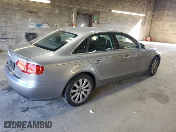 2010 Audi A4 2.0T Premium Plus with VIN WAUHFAFL6AN011496, listed as a Copart auction lot 75190904 with 0 mi miles and Salvage Title. Bid and sale history available at carsss.com. Image 3.