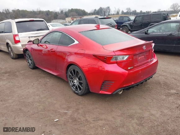 2015 Lexus RC 350 with VIN JTHSE5BC6F5005681, listed as a IAAI auction lot 41271084 with 1 mi miles. Bid and sale history available at carsss.com. Image 3.