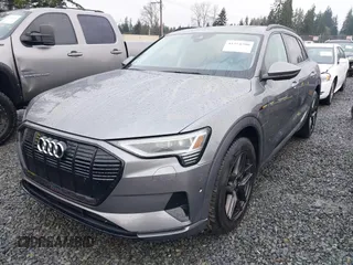 2021 Audi e-tron Premium with VIN WA1AAAGE8MB010823, listed as a IAAI auction lot 41254590 with 21,171 mi miles. Bid and sale history available at carsss.com. Image 2.