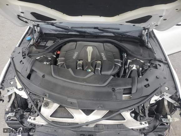 2017 BMW 7 Series 750i with VIN WBA7F0C34HGM21478, listed as a Copart auction lot 48116435 with 76,617 mi miles and Salvage Title. Bid and sale history available at carsss.com. Image 11.