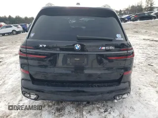2024 BMW X7 M60i with VIN 5UX33EM02R9S12112, listed as a Copart auction lot 88053915 with 82,393 mi miles and Salvage Title. Bid and sale history available at carsss.com. Image 6.
