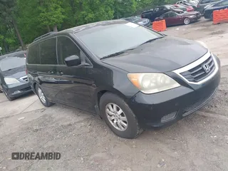 2008 Honda Odyssey EX-L with VIN 5FNRL38758B114588, listed as a IAAI auction lot 42101377 with 306,345 mi miles and . Bid and sale history available at DreamBid. Image 1.