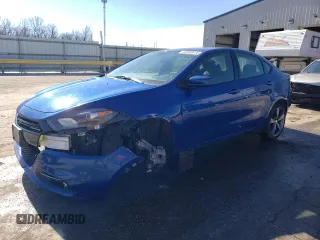 2013 Dodge Dart SXT with VIN 1C3CDFBA6DD322297, listed as a Copart auction lot 43292614 with 57,437 mi miles and Salvage Title. Bid and sale history available at carsss.com. Image 1.