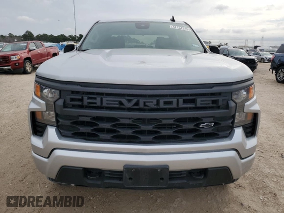 2022 Chevrolet Silverado 1500 Custom with VIN 1GCPABEK8NZ564404, listed as a Copart auction lot 47137815 with 24,760 mi miles and Salvage Title. Bid and sale history available at DreamBid. Image 5.